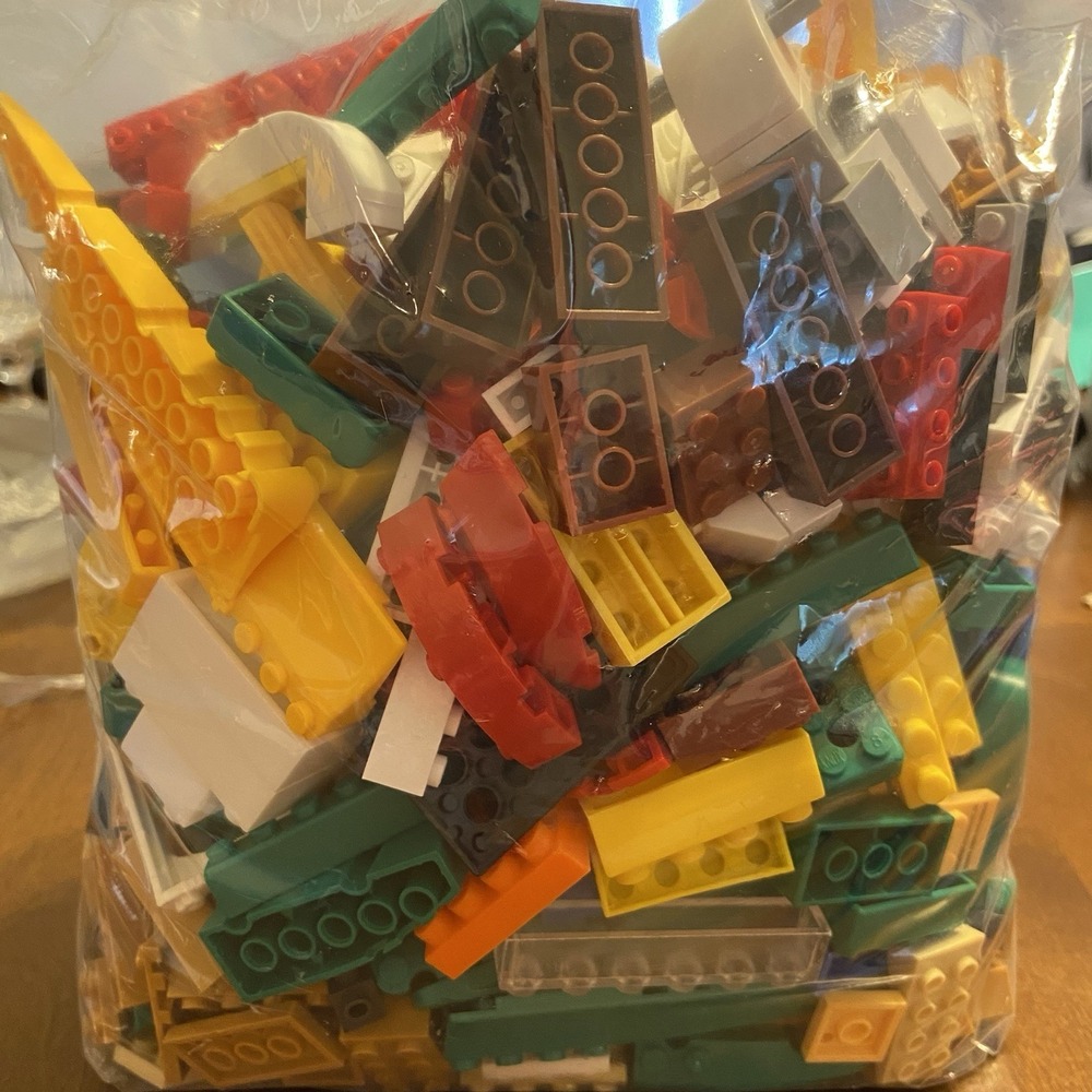 Bulk Off Brand LEGO Lot 2.5lbs Pounds Mixed Bulk Random Pieces windows curved